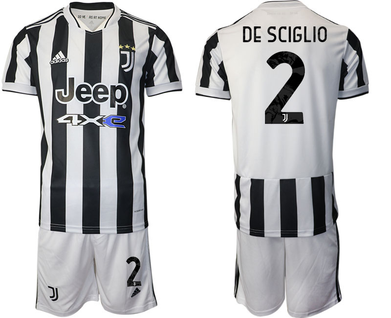 Cheap Men 2021-2022 Club Juventus home white 2 Adidas Soccer Jerseys